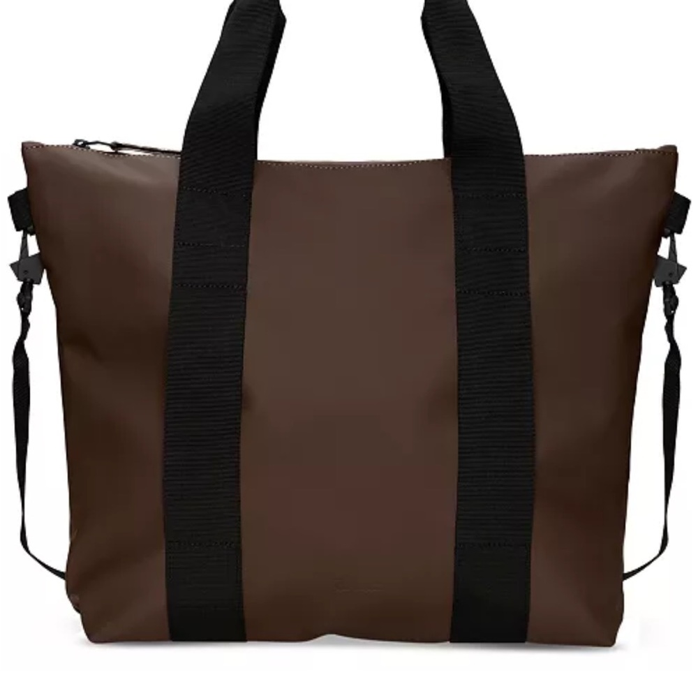 Rains Brown Tote Bag